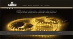 Desktop Screenshot of ledco.com.br