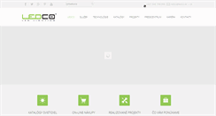 Desktop Screenshot of ledco.sk