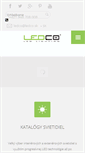 Mobile Screenshot of ledco.sk