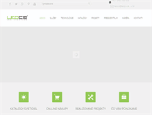 Tablet Screenshot of ledco.sk